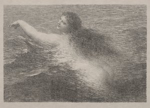 Vattengeniet, 1896. av Ignace Henri Jean Fantin Latour