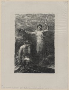 Till Victor Hugo, 1889. av Ignace Henri Jean Fantin Latour
