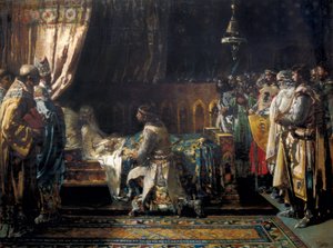 De sista ögonblicken av King James I sa Erövraren