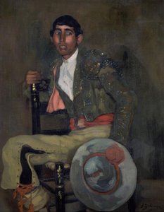 EL PICADOR - 1900-talet - OLJA / TYG - 137X115 CM av Ignacio Zuloaga y Zabaleta