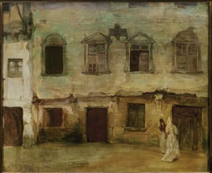 Ignacio Zuloaga / Street in an Old Castilian Town’, 1894, Olja på duk av Ignacio Zuloaga y Zabaleta