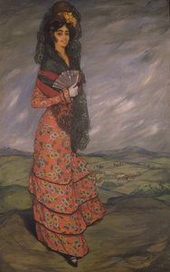 zigenaren Lola av Ignacio Zuloaga y Zabaleta