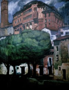 Ärkebiskopens palats i TARRAGONA av Ignacio Zuloaga y Zabaleta