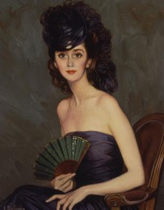 LADY OF PATIÑO (LA DURCAL) - XX CENTURY - O / L - 93X73 CM