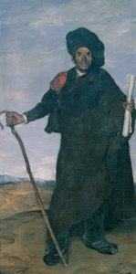 Porträtt av poeten Don Miguel, ca. 1900. av Ignacio Zuloaga y Zabaleto