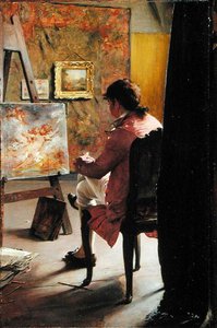 The Painter, ca 1883 (olja på panel)