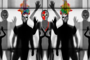 Reflektioner över maskerade figurer av Igor Shrayer