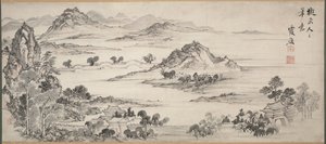 Utsikt över West Lake, 1700-talet.