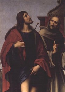 St. Roch (detalj från altartavlan)