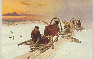 Grupp av slädar i Ryssland, 1871