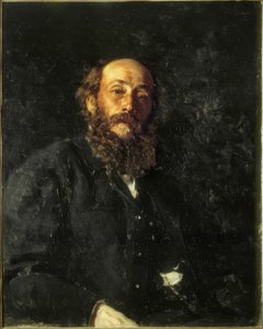 Porträtt av målaren Nikolai Gay av Ilya Efimovich Repin