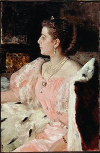 Grevinnan Jefimovich (målning på duk) av Ilya Efimovich Repin