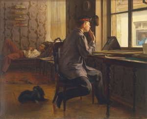 Examensförberedelse, 1864 av Ilya Efimovich Repin