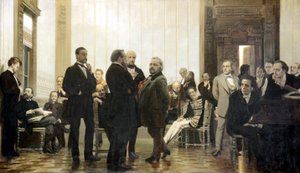 Slaviska tonsättare, 1871-1872 av Ilya Efimovich Repin