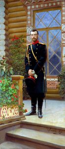 Tsar Nikolaj II av Ryssland, 1896. av Ilya Efimovich Repin