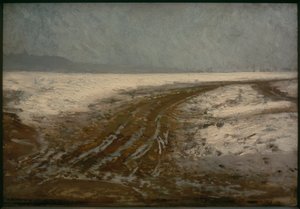 Way (väg i snö) av Ilya Efimovich Repin