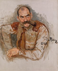 Porträtt av konstnären Akseli Gallen-Kallela 1865-1931, 1920. av Ilya Efimovich Repin