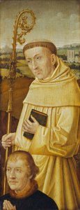 Sankt Bernard med donator [framsidan] av Imitator of Flemish 15th Century