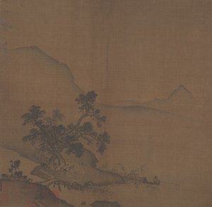 X Ian Hall mynning, rub. 1200. av In the style of Xia Gui
