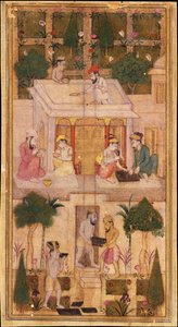 Att göra böcker i en trädgård av Indian Art