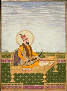 Porträtt av Nader Shah