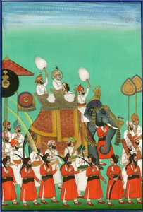 Rajah of Jodhpur Rider på en elefant, ca. 1780