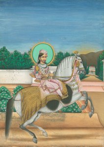 Sheodan Singh, Maharaja av Alwar, 1820 av Indian Art