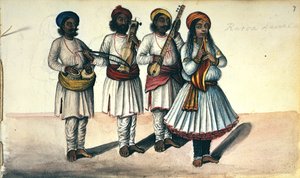 En dansande tjej av Indian School
