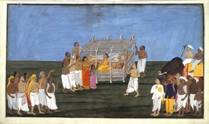 Add Or 4356 Brahmin-ceremoni, illustration från 