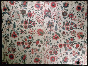 Dekorativ textil, 1725-50 av Indian School