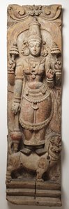 Durga, c.1400?-1700-talet av Indian School