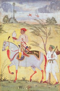 Kejsar Jahangir (1569-1627) av Indian School