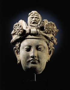Chef för en Bodhisattva från Gandhara av Indian School