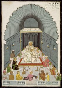 I. 70.4 Fateh Singhs (1769-1818) musikfest, ca 1770-80 av Indian School