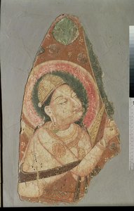 Indra, Balawaste, 700-800-tal (väggmålning) av Indian School