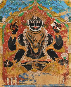 Jagannath (väggmålning) av Indian School