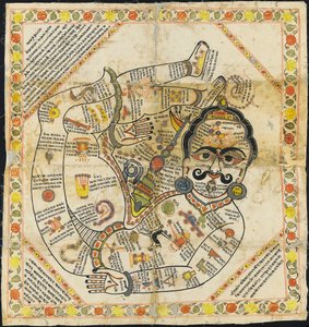 Jain tantrisk målning, Rajasthan av Indian School