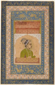 Miniatyrporträtt av Dara Shikoh, ca 1640 (gouache på papper monterad på albumblad) av Indian School