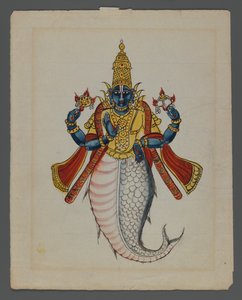 En av en uppsättning av nio bilder som visar indianer i olika yrken (wc på papper) av Indian School