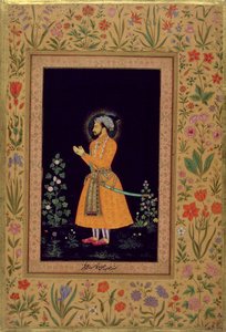 Porträtt av Shah Jahan (1592-1666) Mughal, ca 1632 av Indian School