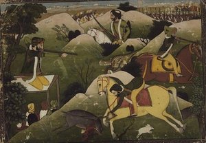 Sikh Prince jakt, Punjab av Indian School