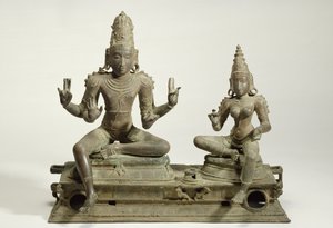 Samaskanda, Chala, Tamil Nadu (brons) av Indian School