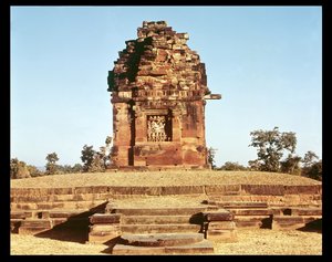Vishnus tempel, ca 500 e.Kr av Indian School