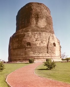Dhameh-stupan, ca 500 e.Kr av Indian School