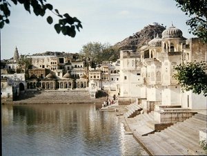 Utsikt över staden av Indian School