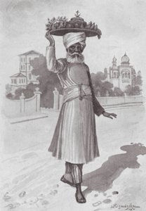 Bombay / Mumbai: Julstämning (svartvitt foto) av Indian photographer