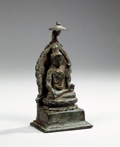 Centraljavanesisk figur av Padmapani, sent 900-tal (brons)
