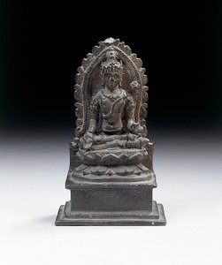 Javanesisk figur av Padmapani, sent 900-tal (brons)