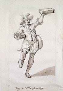 Ett rop av musfällor (penna och bläck på papper) av Inigo Jones