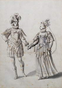 Influences of the Stars (penna och bläck på papper) av Inigo Jones